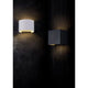 Fulton LED-Außenwandlampe rund IP54 in modernem Design, beständig gegen Temperaturwechsel und Korrosion.