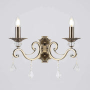 Grace Wandleuchte 2-flg. Messing
