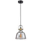 Irving Hängeleuchte Ø 20cm mit klarem Glas und goldenen Akzenten, ideal für modernes Interieur.