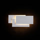 Kona LED Wandleuchte Weiß mit modernem Metallrahmen und integriertem LED Modul
