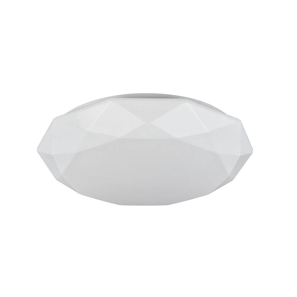 LED Crystallize Deckenleuchte in modernem Design mit Acryllampe und Flicker-Effekt.