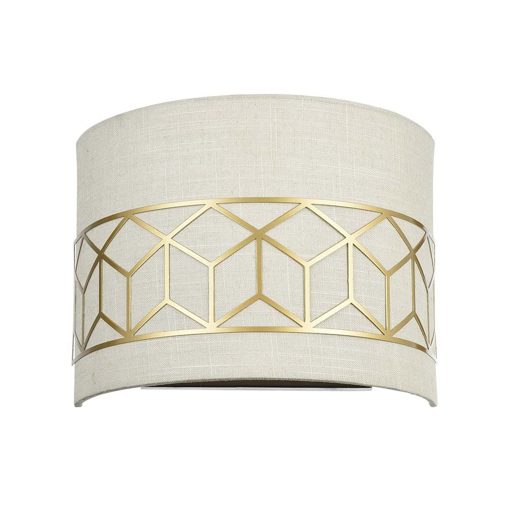 Messina wall lamp linen