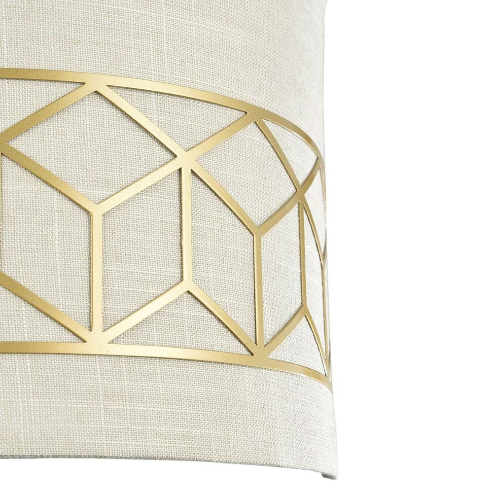 Messina wall lamp linen