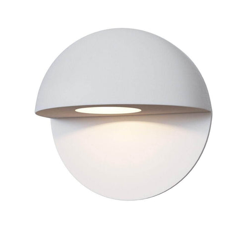 Mezzo LED-Wandleuchte Außen IP54 in schicker runder Form, ideal für stimmungsvolle Beleuchtung