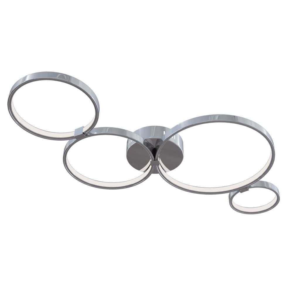 Olympia Deckenlampe Metall in modernem Design mit Metallrahmen und integriertem LED Modul.