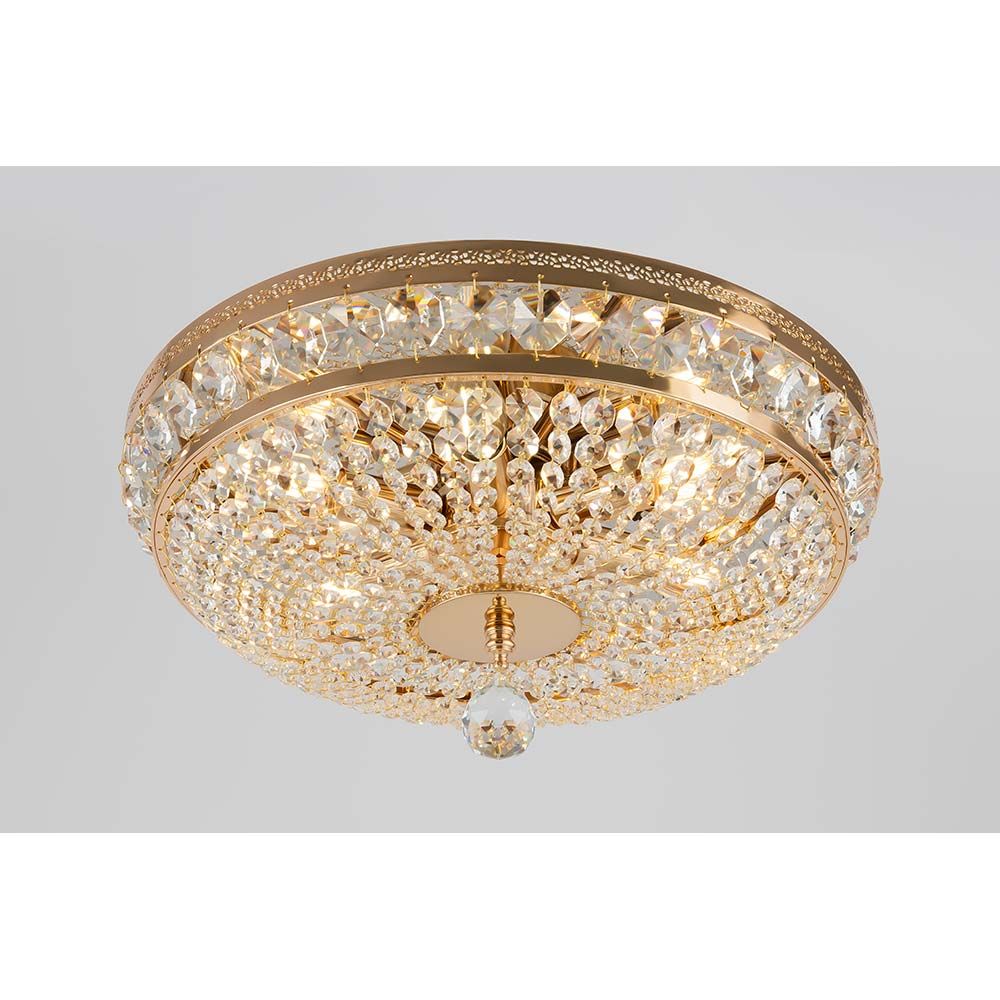 Ottilia plafonnier légère en métal or