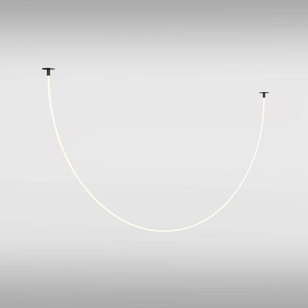 LED Suspension Tau 400 cm - élégante suspension minimaliste avec une lumière douce.