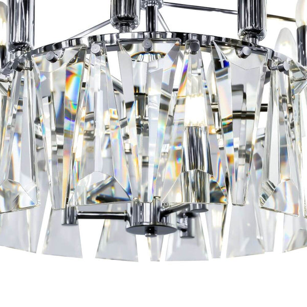 Puntes 12-light pendant light with sparkling crystal accents and elegant design.