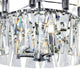Puntes 12-flammige Pendelleuchte mit glitzernden Kristallakzenten und elegantem Design.