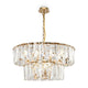 Puntes 12-flammige Pendelleuchte mit glitzerndem Kristall und elegantem Design.