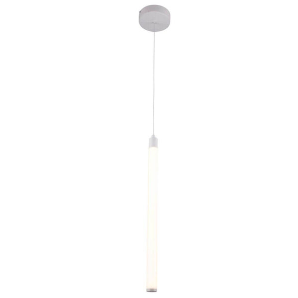 Ray LED-Hängeleuchte, moderne weiße Pendelleuchte mit schlankem LED-Leuchtkörper