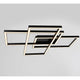 Rida LED Deckenleuchte mit Metallrahmen und Acryl-Diffusor, modernes Design.