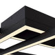 Rida LED Deckenleuchte mit modernem Metallrahmen und LED-Modul im minimalistischen Design.