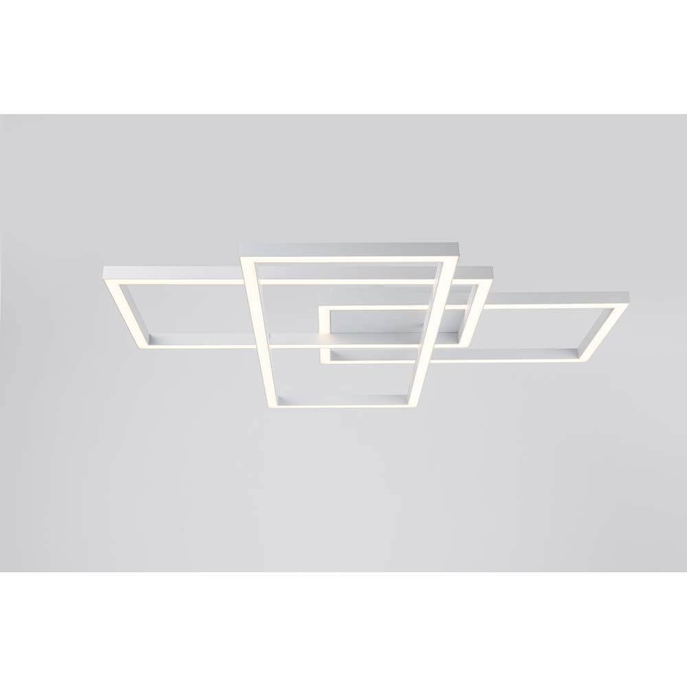 Rida LED Deckenleuchte mit modernem Design, Metallrahmen und Acryl-Diffusor zur optimalen Lichtverteilung.