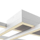 Rida LED Deckenleuchte mit Metallrahmen und integriertem LED Modul, Acryl-Diffusor in modernem Design.