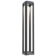 RoyalMile LED-Pollerleuchte IP65 in grauem pulverbeschichtetem Aluminium, wetterfest und langlebig.