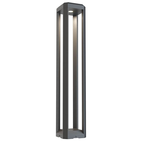 RoyalMile LED-pullertlys IP65 i grått pulverlakkert aluminium, værbestandig og holdbar.