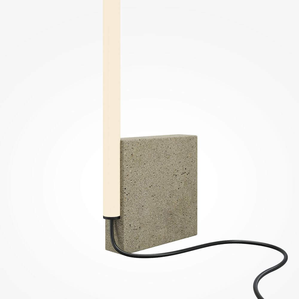 LED Stehleuchte Solid Grau 3000K