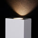 TimesSquare LED-Außenwandlampe Small IP54 in modernem Design aus robustem Metall.