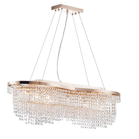 Suspension Toils au design moderne avec cristaux pour un éclairage élégant dans les espaces de vie