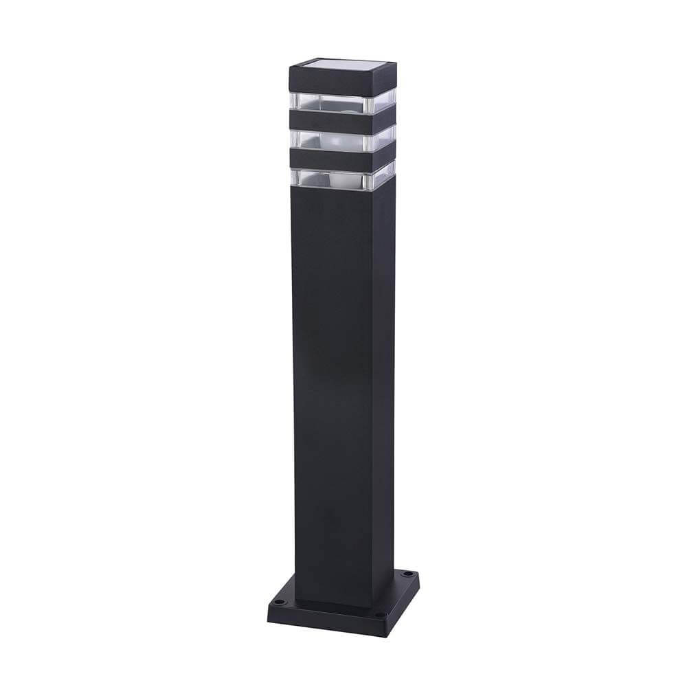 Unter den Linden Pollerleuchte IP54 mit metallischem Korpus und Kunststoffdiffusor, ideal für LED Lampen.