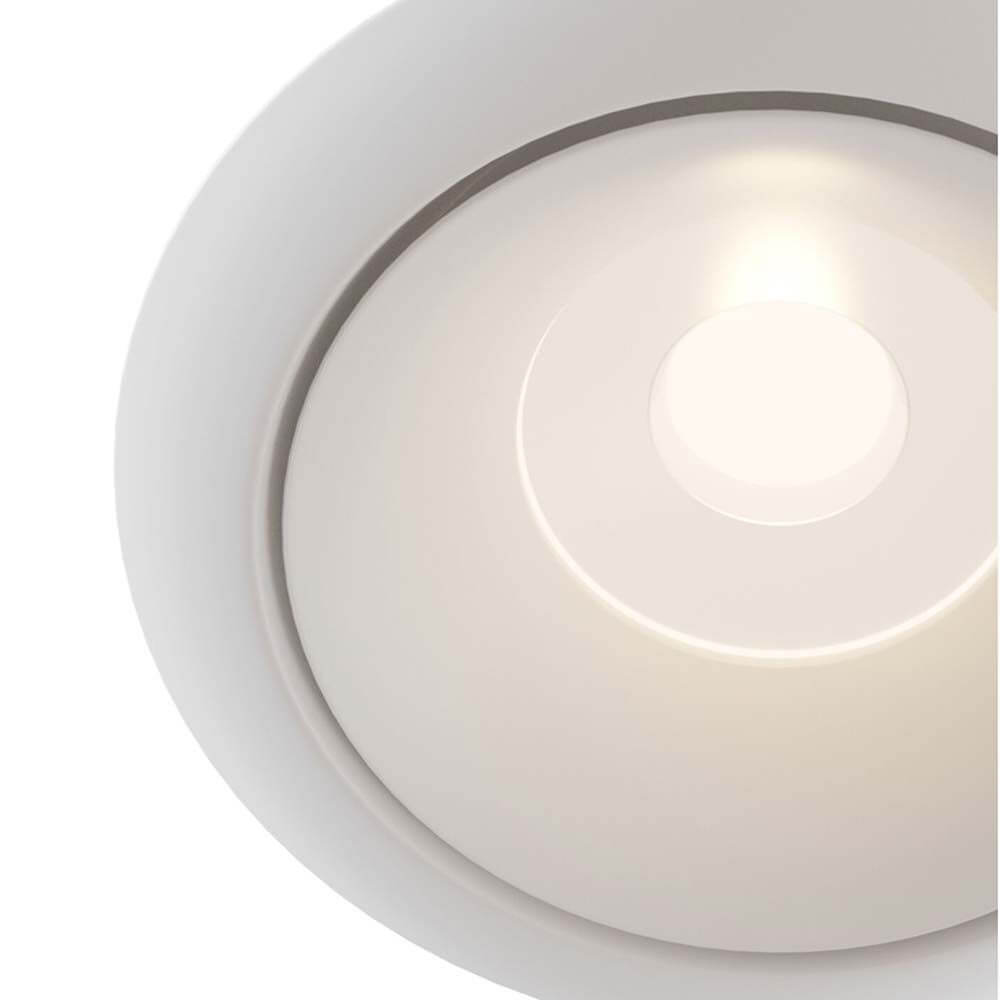 Yin infälld lampa vit