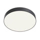 Zon LED Deckenleuchte Metall in schwarz, runde Form, ideal für moderne Innenräume.