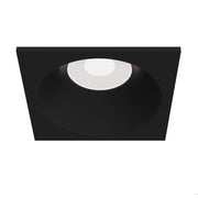 Square Zoom recessed light IP65 in a square design with a round light source