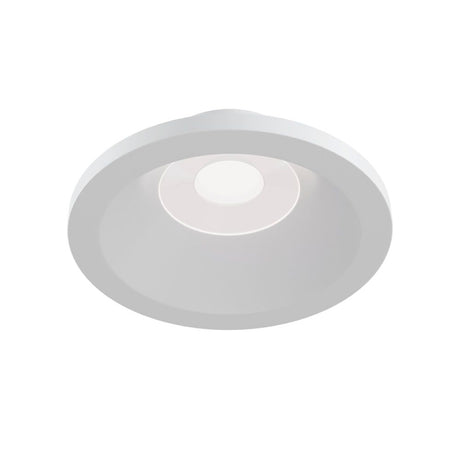 Runde Zoom Einbauleuchte IP65 in modernem Weiß für elegante Raumbeleuchtung