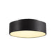Medo 28 LED Deckenleuchte Schwarz optional abpendelbar mit elegantem Design und integriertem LED.