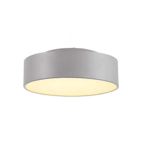 Medo 28 LED Deckenleuchte Silbergrau optional abpendelbar mit elegantem Design und hochwertiger Verarbeitung.