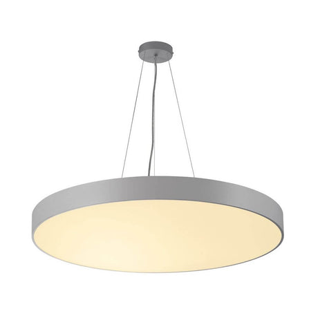 Medo 90 LED Deckenleuchte Silbergrau optional abpendelbar