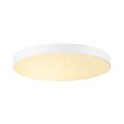 Medo 90 LED Deckenleuchte Weiß optional abpendelbar, runde weiße LED-Deckenleuchte mit warmem Licht