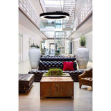 Medo Pro 90 Ring LED Pendelleuchte Schwarz