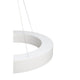 Medo RING 60 Pendelleuchte Weiß LED mit modernem Design und hochwertigem Aluminiumrahmen