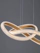 Medora LED Pendelleuchte Ø 52,5cm 3000K Messing-Gold in elegantem, modernem Design.