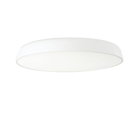 Mega LED Deckenlampe Ø 75cm Dimmbar Weiß - flache, unauffällige Deckenleuchte mit gleichmäßigem Licht.