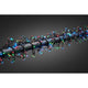 7,7m Micro LED Büschellichterkette Cluster 768 bunte Dioden IP44
