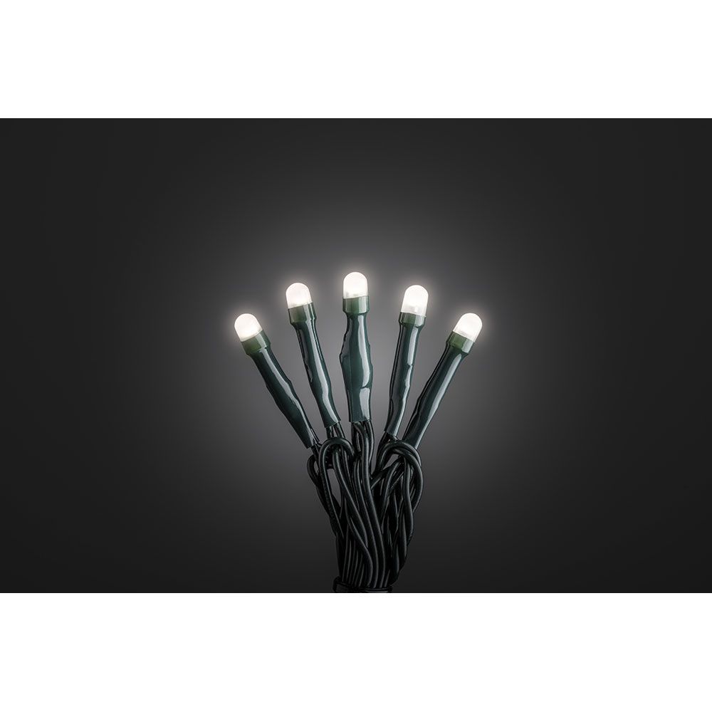 3.6m Micro LED luces de hadas esmerilado 100 diodos blanco cálido