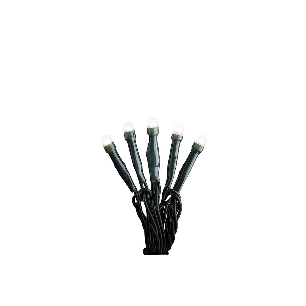 3.6m Micro LED luces de hadas esmerilado 100 diodos blanco cálido