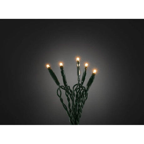 6m mikro LED Fairy lights 100 gule dioder lyser med dekorative lys på grønt kabel