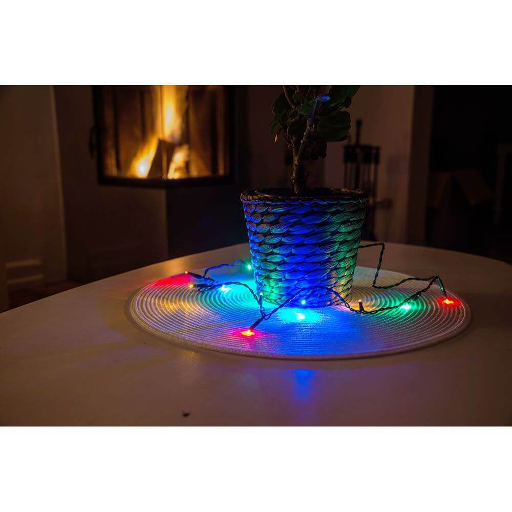 6m Micro LED Lichterkette 100 bunte Dioden