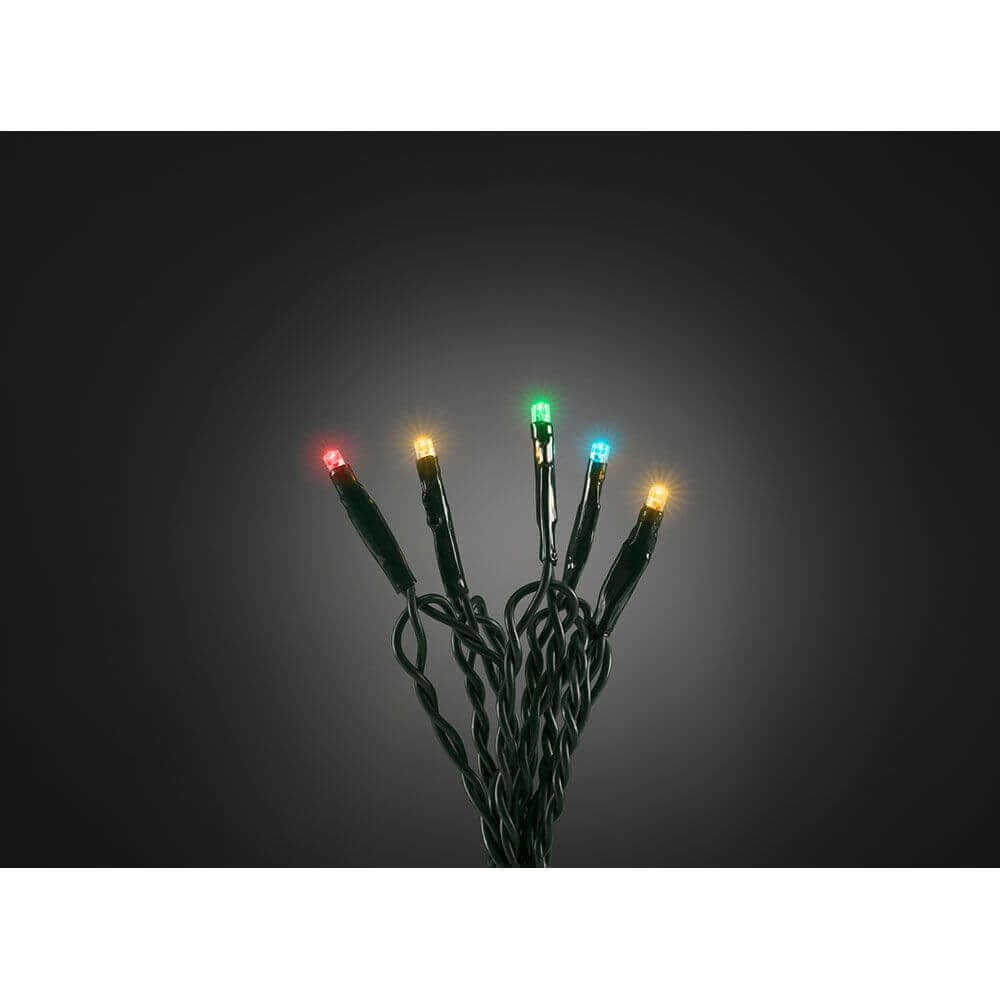 6m Micro LED Lichterkette 100 bunte Dioden