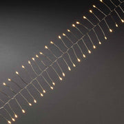 1,5m Micro LED Lichterkette Firecracker mit 60 bernsteinfarbenen Dioden, batteriebetrieben, Detailansicht