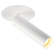 Milan Single Spot LED Deckeneinbauleuchte Weiß 7,5W 3000K, schwenkbarer Deckenstrahler in Weiß