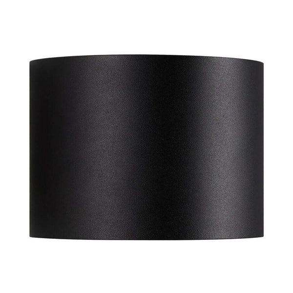 Milda LED wall light IP44 in a modern, minimalist design, black.