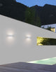 Mile LED aplique exterior rectangular Up & Down 3000K blanco IP54 (1)