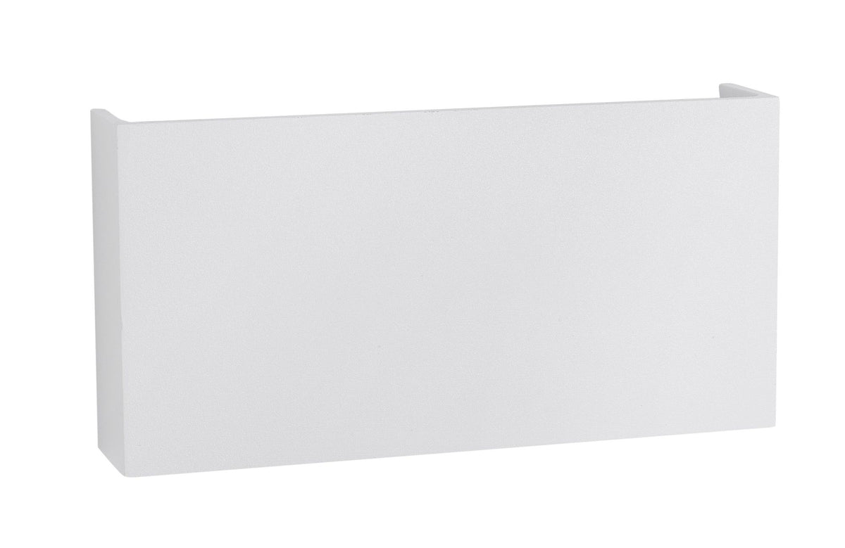 Mile LED aplique exterior rectangular Up & Down 3000K blanco IP54 (2)