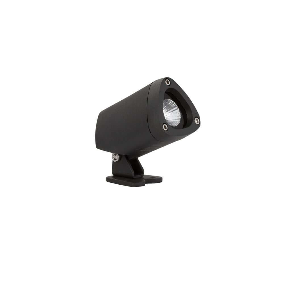 Mini LED Außenwandleuchte 3000K Schwarz IP65 im modernen Design mit mattem Finish aus Aluminium.