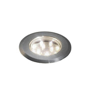 Mini LED spots encastrés lot de 3 IP44 acier inoxydable, spot encastré rond en acier inoxydable avec éclairage LED.